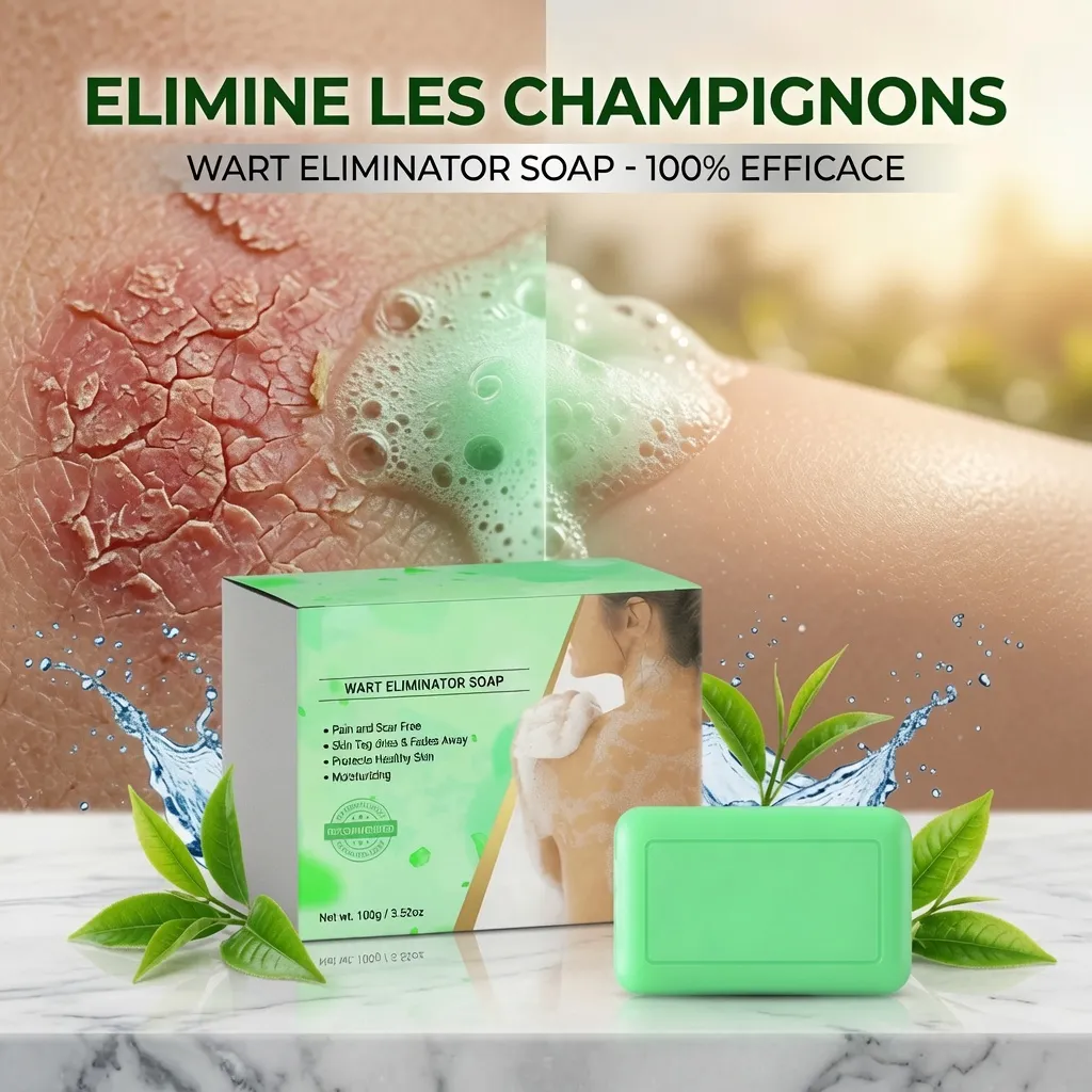 Savon Anti-Verrues — Peau nette sous la douche